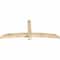 Ekena Millwork Bellingham Rough Sawn Timber Gable Bracket, Douglas Fir, 72"W x 30"H x 4"D x 4"F, 10/12 Pitch GBW072X30X0404BEL00RDF - alternate 2